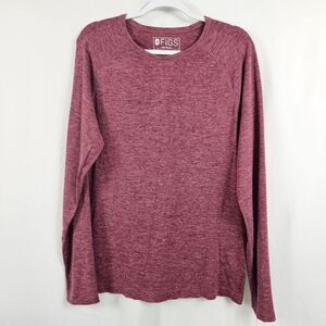 NWT Figs Makato Seamless Longsleeve Underscrub in Deep Purple - Size L